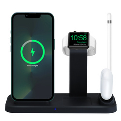 WD-05 | Dokovací stanice pro Apple iPhone AirPods Watch | Qi 15W nabíječka telefonu | Lightning nabíječka pro sluchátka Airpods