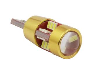 Auto LED bulb T10 W5W 27 SMD 3014 CAN BUS GOLD