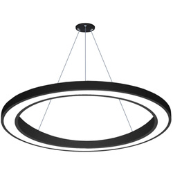 LPL-004 | Hanging LED ceiling lamp 80W | round | aluminum | CCD not blinking | Φ120x6