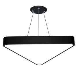 LPL-007 | Hanging LED ceiling lamp 40W | triangular | aluminum | CCD not blinking | Φ60x6