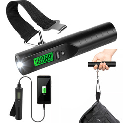 OSC-38 | Electronic luggage scale | 3000mAh powerbank, flashlight, thermometer | up to 50kg ± 10g
