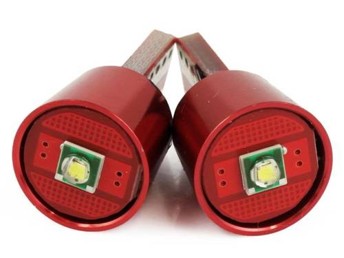 Car LED bulb W5W T10 1 SMD CANBUS CREE RED