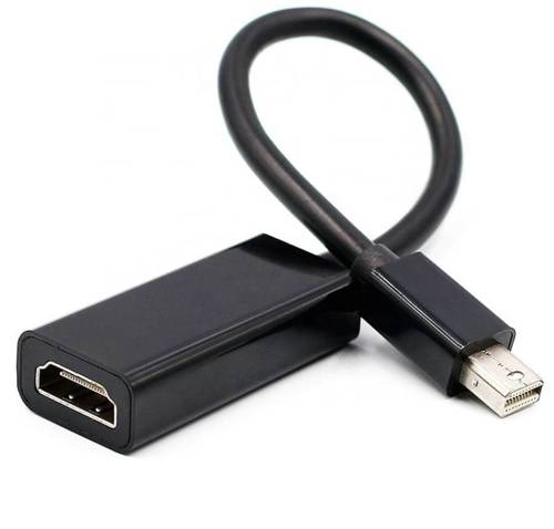 MDP-H-30CM-Black - HDMI cable (f) - Mini Display Port | 4K | 20 cm | HDMI v1.4