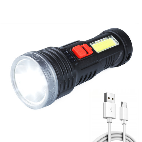 TL-822 | LED flashlight with built-in rechargeable battery | 4 light modes, 500 lm, 1200 mAh