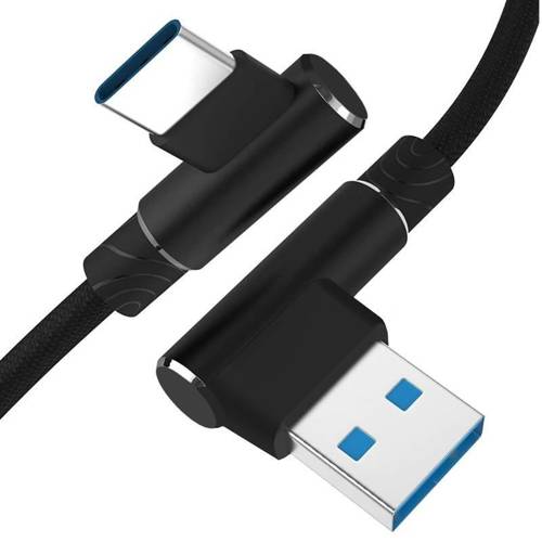 AM30 | Typ-C 2M | Abgewinkeltes USB-Kabel zum Aufladen des Telefons | Schnellladung 3.0 2.4A