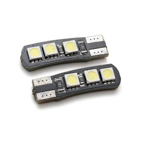 Auto-LED-Lampe W5W T10 6 SMD 5050 CAN BUS bilateral