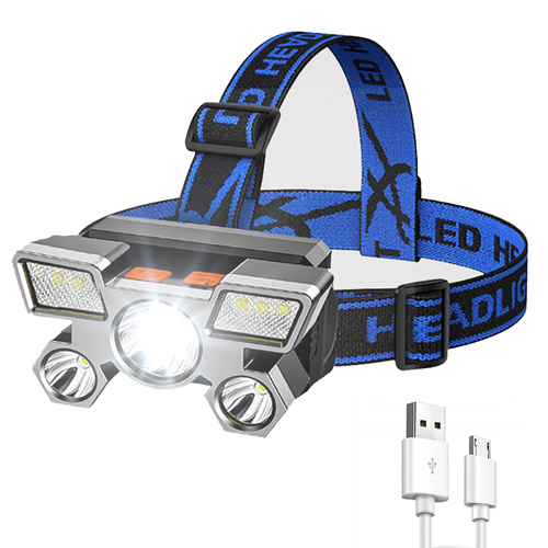 TL-511 | Stirnlampe 9 XPE-LEDs | 800lm, 1200mAh