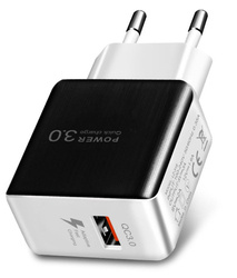 CA-051 | Ładowarka sieciowa Quick Charge 3.0 | szybkie ładowanie 3A | Adaptive Fast Charging