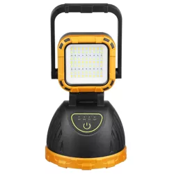 TG-GZ0241-B | Latarka turystyczna LED | Latarka solarna z powerbankiem |  Ruchoma lampka kempingowa