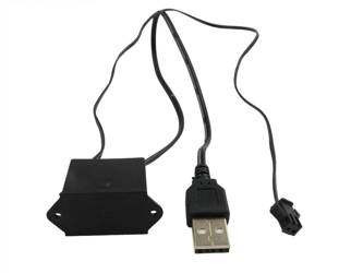 USB Inverter / przetwornica do światłowodu Ambient Light EL Wire