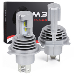 Zestaw żarówek H4 LED ZES M3 | Światła mijania / drogowe / 5166 TrueLM