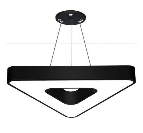 LPL-006 | Lampa sufitowa wisząca LED 36W | trójkątna | aluminium | CCD niemrugająca | Φ60x6