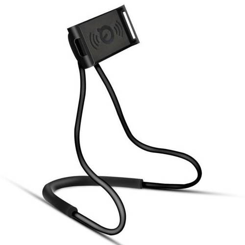 N005-Black | Uniwersalny stojak | uchwyt na szyję / kijek selfie do telefonu