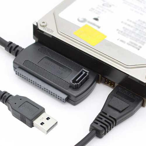SATA07 | Adapter SATA/IDE do USB | Obsługa HDD 2,5", 3,5", SSD, CD-ROM, DVD-ROM
