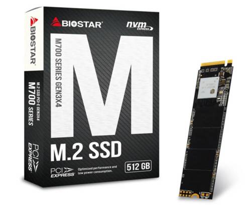 Biostar M700 M.2 NVMe PCI-E x4 Gen3 512GB BOX SSD